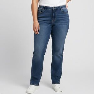 CALVIN KLEIN Medium Wash Straight Leg Jeans Plus size 42x 32